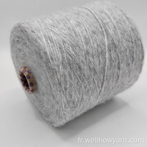 Sentiment en velours pour le fil de polyester en tissu de couleur mixte